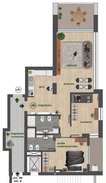 monti parioli via gramsci rif 193460067 12