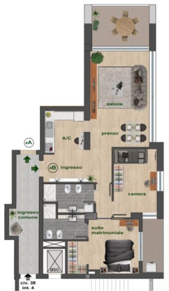 monti parioli via gramsci rif 193460067 37